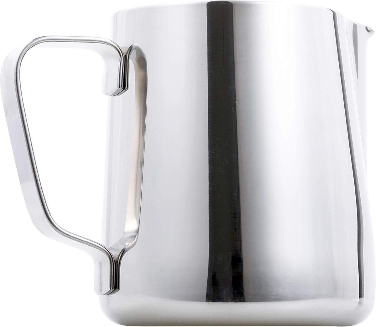 Set barista latiera pentru spumare lapte 600ml si tamper presare cafea  diametru 57.5 mm, cana pitcher, presa cafea, inox FMD0144 