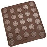 Tava copt Macarons, foaie copt macarons, Quasar & Co.®, 27 de forme rotunde, forma pentru prajituri/fursecuri, folie macarons rezistenta la temperaturi de pana la 250 grade C, 29 x 26 cm, tava silicon, maro 7 Tava copt Macarons, foaie copt macarons, Quasar & Co.®, 27 de forme rotunde, forma pentru prajituri/fursecuri, folie macarons rezistenta la temperaturi de pana la 250 grade C, 29 x 26 cm, tava silicon, maro 7