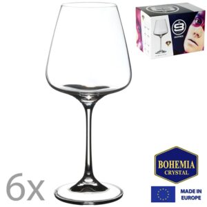 Set 6 pahare vin alb/rose/rosu, Bohemia Cristal, Skyberg Beatrice, 360 ml-0