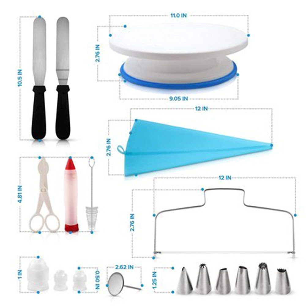 Set patiserie Quasar & Co.®, 106 piese cu sabloane pentru ornarea/decorarea prajiturilor 3 Set patiserie Quasar&Co., 106 piese cu sabloane pentru ornarea/decorarea prajiturilor-54919