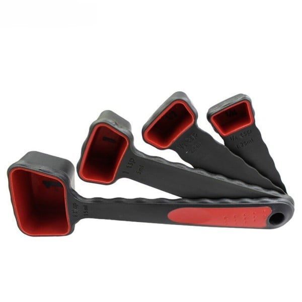 Set 8 cupe masurare din silicon, Quasar&Co., pliabile, 1,25ml/2,5ml/5ml/15ml/60ml/80ml/125ml/250ml, multicolor-54898