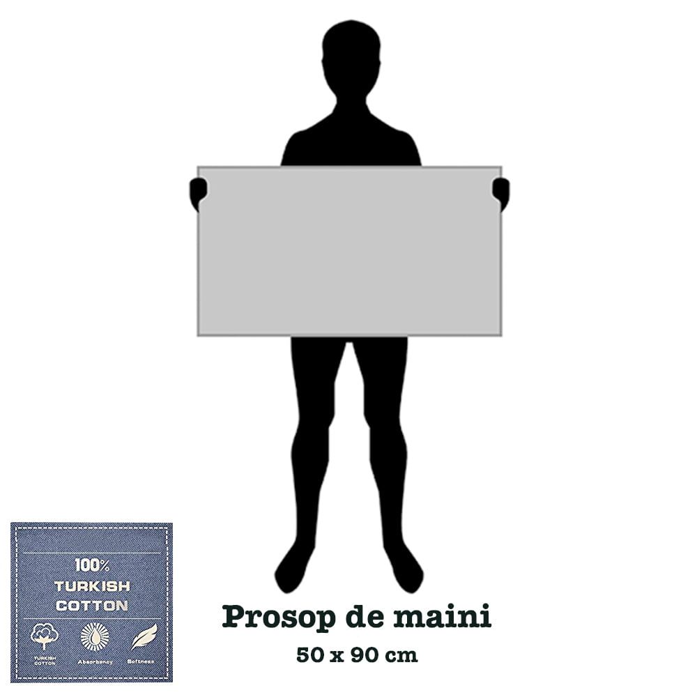 Set Halat de baie si prosop, Quasar & Co.®, 100% bumbac, halat baie gros, 1.1 kg, prosop de fata, 50 x 90 cm, crem, S/M 8