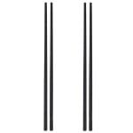 Set Hashi bete traditionale japoneze pentru mancat, Quasar & Co.®, striate, 2 perechi 9