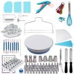 Set cofetarie/patiserie Quasar & Co.®, 220 piese cu sabloane pentru ornarea/decorarea prajiturilor 9