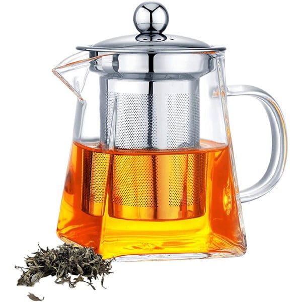 Ceainic cu infuzor Quasar & Co.®, 750 ml, recipient pentru ceai/cafea, transparent Ibrice, Ceainice si infuzoare 2024-05-02 2