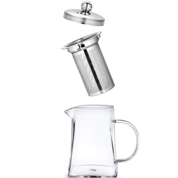 Set 2 ceainice cu infuzor Quasar & Co.®, 550 ml, recipiente pentru ceai cu infuzor si capac - imagine 7