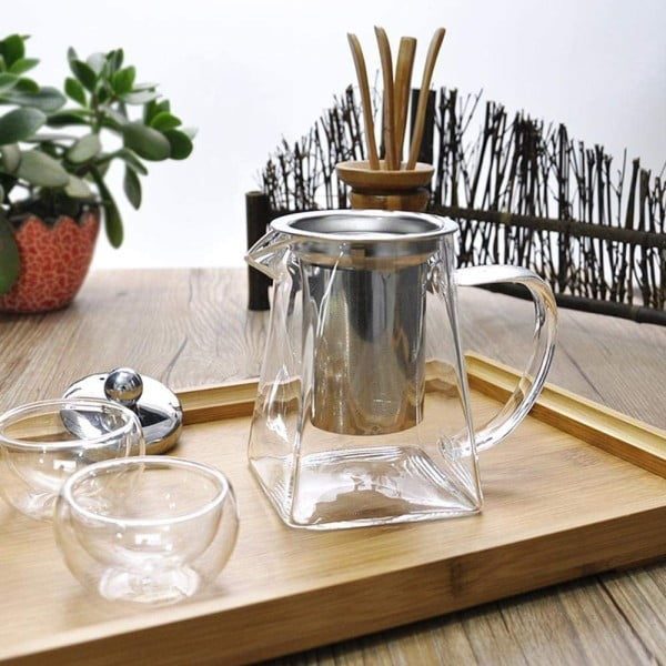 Set 2 ceainice cu infuzor Quasar & Co.®, 550 ml, recipiente pentru ceai cu infuzor si capac - imagine 10