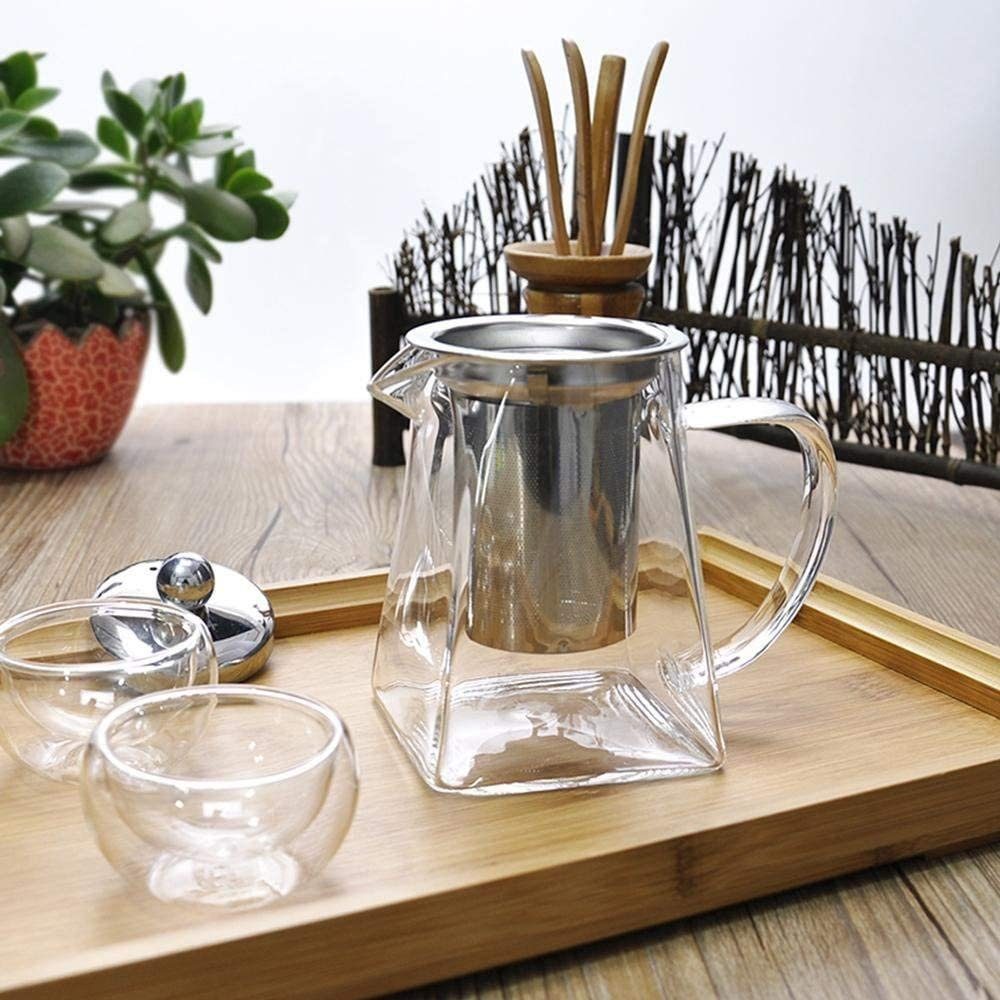 Set 2 ceainice cu infuzor Quasar & Co.®, 550 ml, recipiente pentru ceai cu infuzor si capac 10