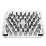 Set cofetarie/patiserie pentru decorare prajituri, torturi, Quasar & Co.®, 55 piese, metal 8