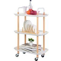 Raft universal depozitare, Quasar & Co.®, cu roti, 3 polite, dreptunghiular, 58 x 37 x 88 cm, inox/plastic, alb 10 Raft universal depozitare, Quasar & Co.®, cu roti, 3 polite, dreptunghiular, 58 x 37 x 88 cm, inox/plastic, alb 10