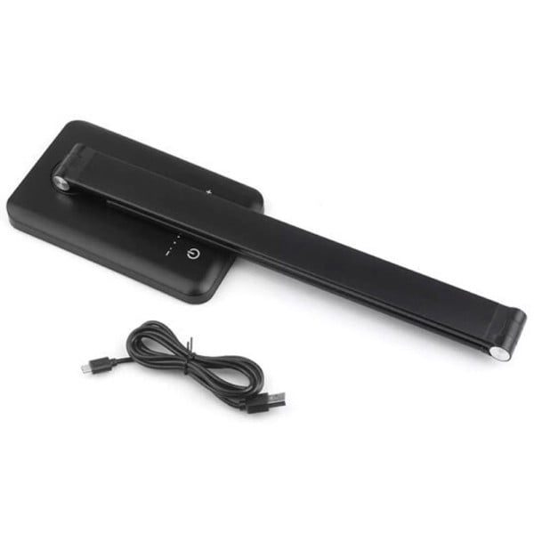 Lampa birou cu LED Quasar & Co.®, incarcare wireless telefon Andoid si IOS, touch control, reglare intensitate lumina rece/calda, timing inchidere, negru - imagine 10