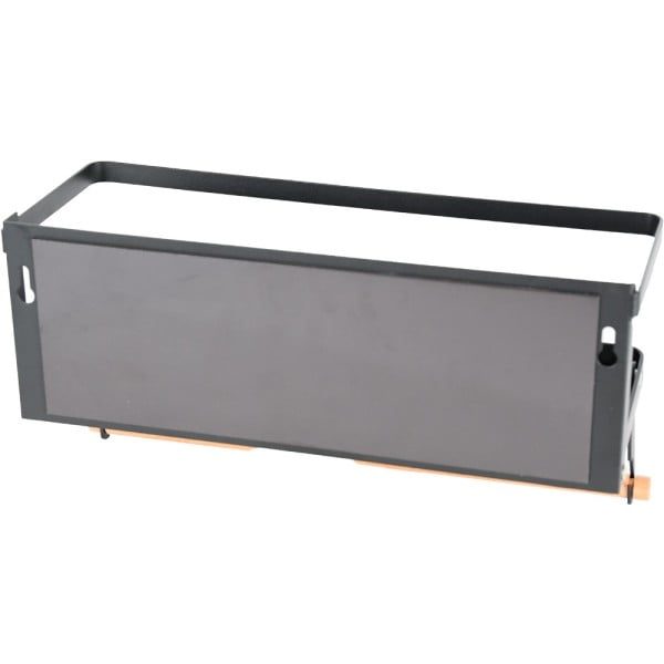 Raft metalic pentru condimente, Quasar & Co.®, suport rola prosop, prindere magnetica, pliabil, 32 x 11 x 17.8 cm, negru - imagine 7