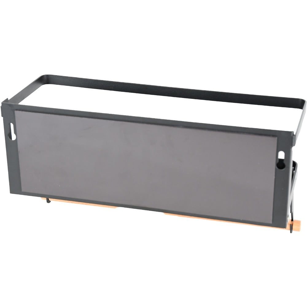 Raft metalic pentru condimente, Quasar & Co.®, suport rola prosop, prindere magnetica, pliabil, 32 x 11 x 17.8 cm, negru 7