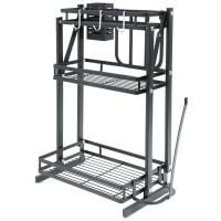 Raft metalic pentru condimente, Quasar & Co.®, 3 polite, suport tocator, tacamuri, 29 x 8 x 32 cm, negru 5 Raft metalic pentru condimente, Quasar & Co.®, 3 polite, suport tocator, tacamuri, 29 x 8 x 32 cm, negru 5