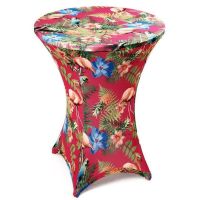 Husa masa evenimente, Quasar & Co.®, husa elastica, rotunda, fata de masa pentru cocktail si catering, d 70-75 cm, h 82 cm, multicolor 3 Husa masa evenimente, Quasar & Co.®, husa elastica, rotunda, fata de masa pentru cocktail si catering, d 70-75 cm, h 82 cm, multicolor 3