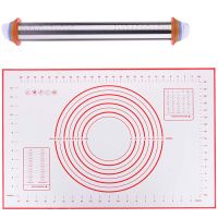 Set sucitor cu inele ajustabile si plansa gradata pentru aluat, Quasar & Co.®, inox/silicon, L44 cm 9 Set sucitor cu inele ajustabile si plansa gradata pentru aluat, Quasar & Co.®, inox/silicon, L44 cm 9