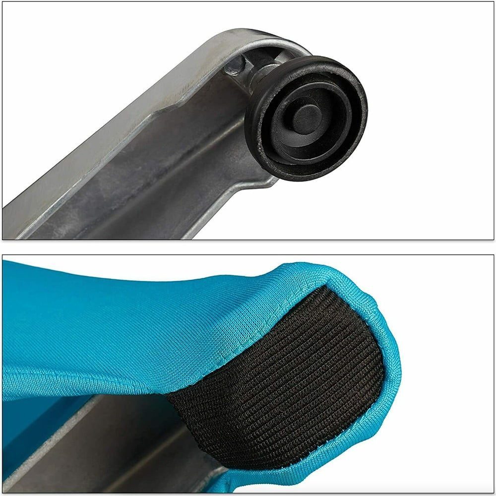 Husa masa evenimente, Relaxdays, husa elastica, rotunda, fata de masa pentru cocktail si catering, d 60-70 cm, h 120 cm, bleu 7