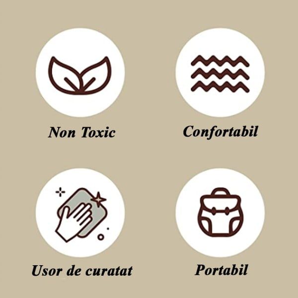 Bavetica flexibila din silicon pentru bebelusi, Quasar & Co.®, din cauciuc moale, cu buzunar colector larg, inchidere ajustabila, corai - imagine 4
