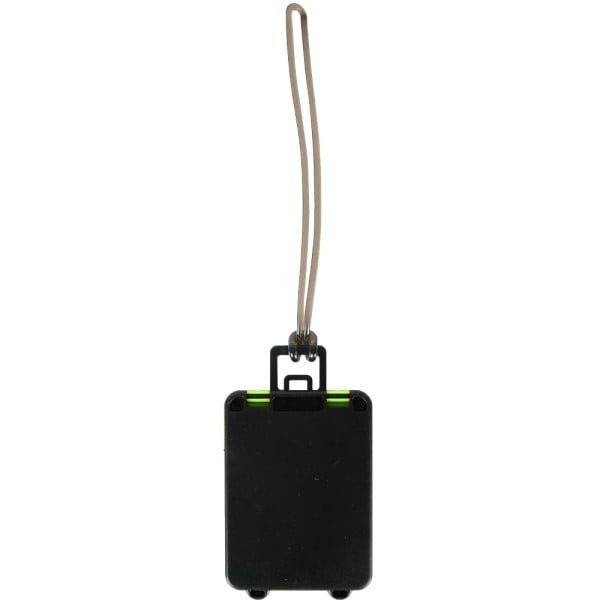 Ecuson bagaj Quasar & Co., eticheta cu nume de identificare pentru valiza, 9 x 5,5 cm, verde-negru - imagine 7