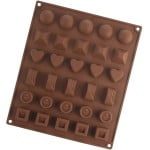 Forma silicon pentru ciocolata, Quasar & Co.®, 30 matrite bomboane sau cuburi gheata, 27 x 23 cm, maro 8 Forma silicon pentru ciocolata, Quasar & Co.®, 30 matrite bomboane sau cuburi gheata, 27 x 23 cm, maro 8