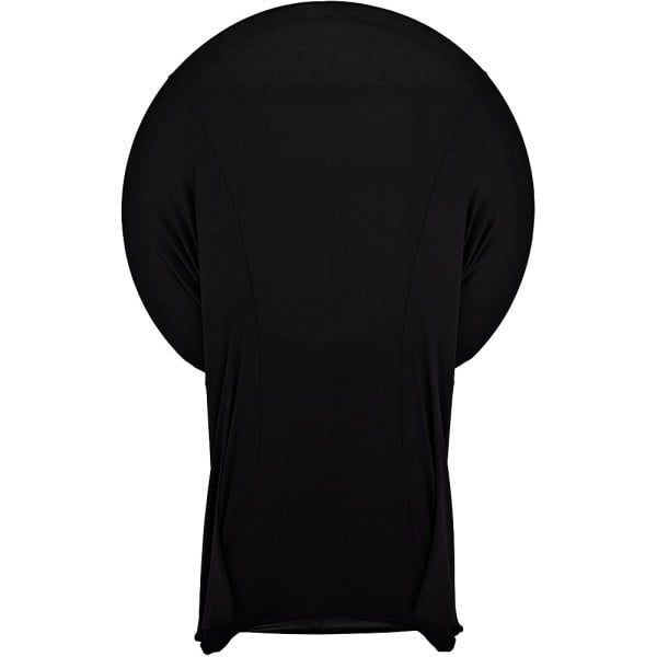 Set 6 huse masa evenimente, Quasar & Co.®, huse elastice, fete de masa elastice pentru masa cocktail, d 75-85 cm, h 110-120 cm, negru - imagine 6