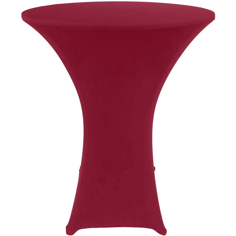 Husa masa evenimente, Quasar & Co.®, husa elastica, fata de masa elastica pentru masa cocktail, d 75-85 cm, h 110-120 cm, visiniu 3 Husa masa evenimente, Quasar & Co.®, husa elastica, fata de masa elastica pentru masa cocktail, d 75-85 cm, h 110-120 cm, visiniu 3