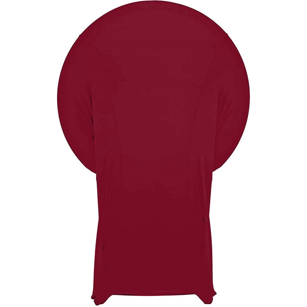 Husa masa evenimente, Quasar & Co.®, husa elastica, fata de masa elastica pentru masa cocktail, d 75-85 cm, h 110-120 cm, visiniu 4 Husa masa evenimente, Quasar & Co.®, husa elastica, fata de masa elastica pentru masa cocktail, d 75-85 cm, h 110-120 cm, visiniu 4