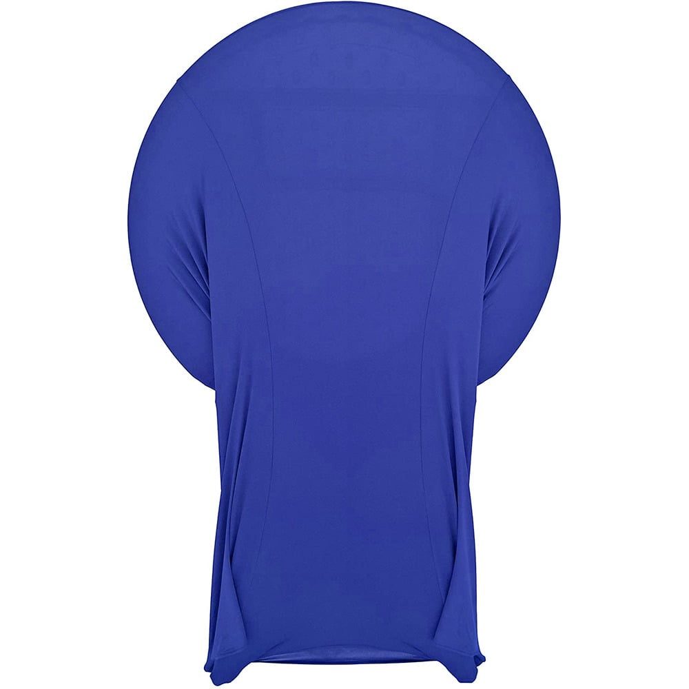 Husa masa evenimente, Quasar & Co.®, husa elastica, fata de masa elastica pentru masa cocktail, d 75-85 cm, h 110-120 cm, albastru royal 4