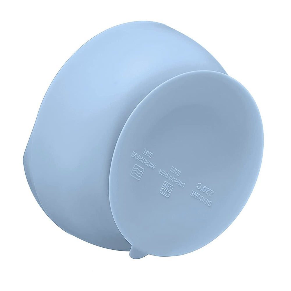 Set bavetica, bol si lingurita copii Quasar & Co.®, set hranire bebelusi, bleu prafuit 5 Set bavetica, bol si lingurita copii Quasar & Co.®, set hranire bebelusi, bleu prafuit 5
