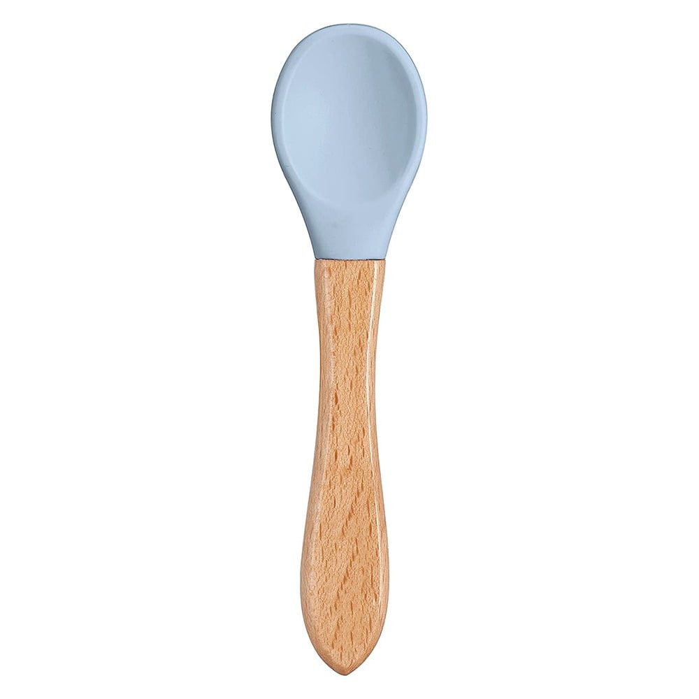 Set bavetica, bol si lingurita copii Quasar & Co.®, set hranire bebelusi, bleu prafuit 6 Set bavetica, bol si lingurita copii Quasar & Co.®, set hranire bebelusi, bleu prafuit 6