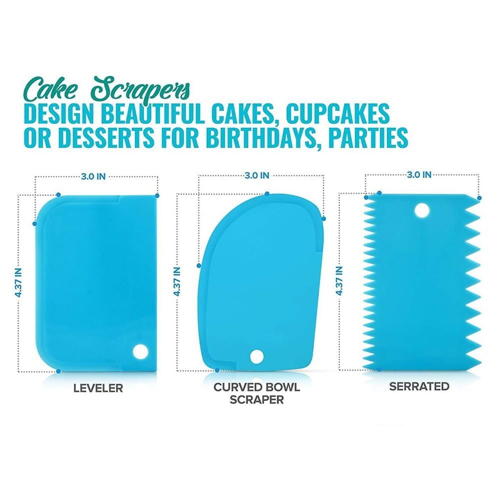 Set cofetarie/patiserie Quasar & Co.®, 162 piese cu tavi si sabloane pentru ornarea/decorarea prajiturilor 4
