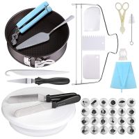 Set cofetarie/patiserie Quasar & Co.®, 40 piese cu tava si sabloane pentru ornarea/decorarea prajiturilor 7 Set cofetarie/patiserie Quasar & Co.®, 40 piese cu tava si sabloane pentru ornarea/decorarea prajiturilor 7