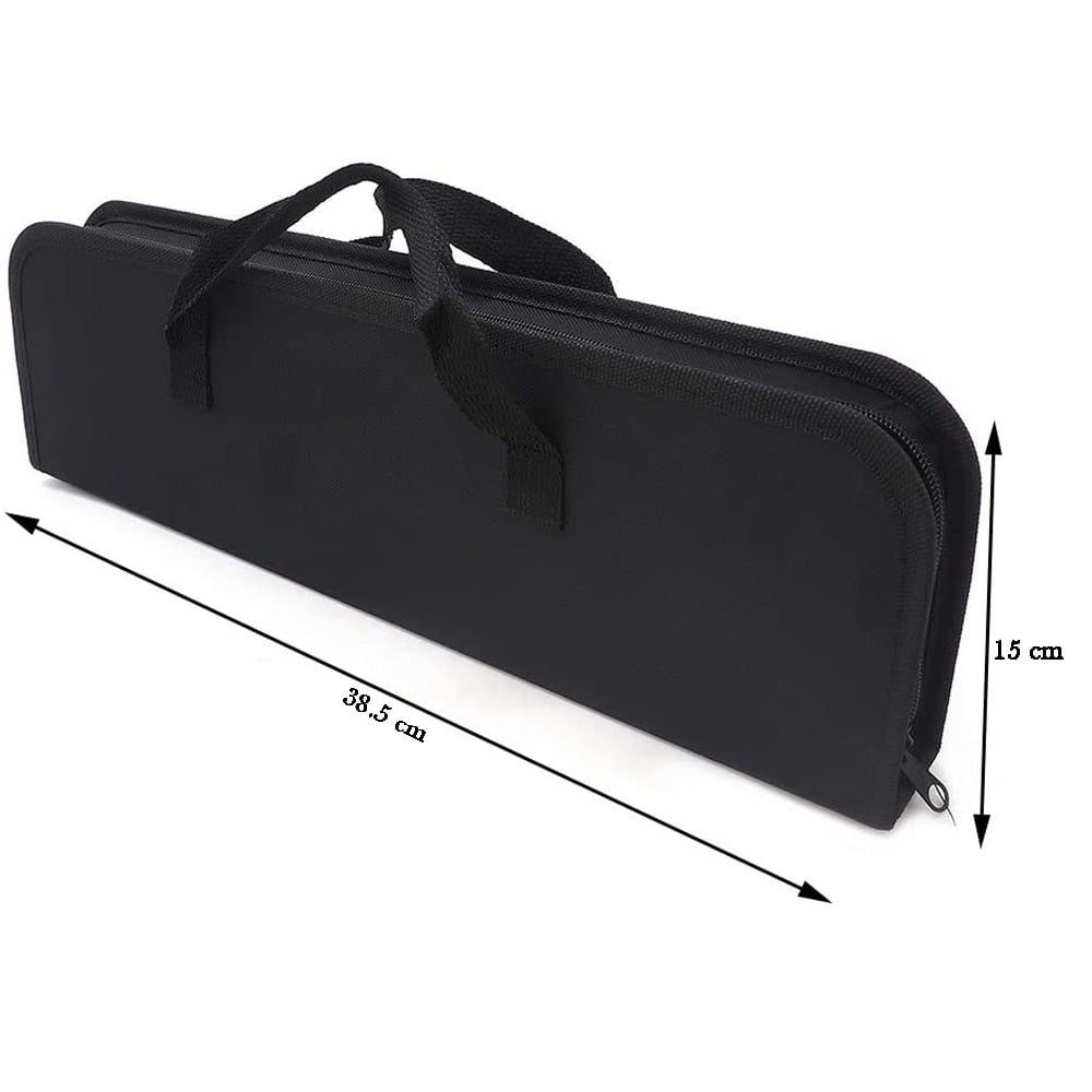 Set 20 ustensile gratar Quasar & Co., geanta depozitare, otel inoxidabil, 35 cm, argintiu 8