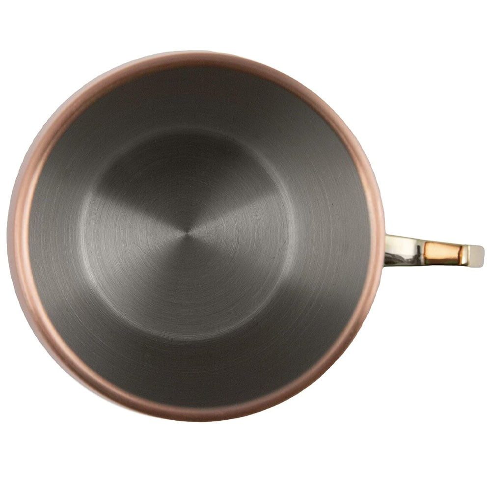 Set 2 cani Quasar & Co., inox placat cu cupru, 500 ml, argintiu-rose gold 2