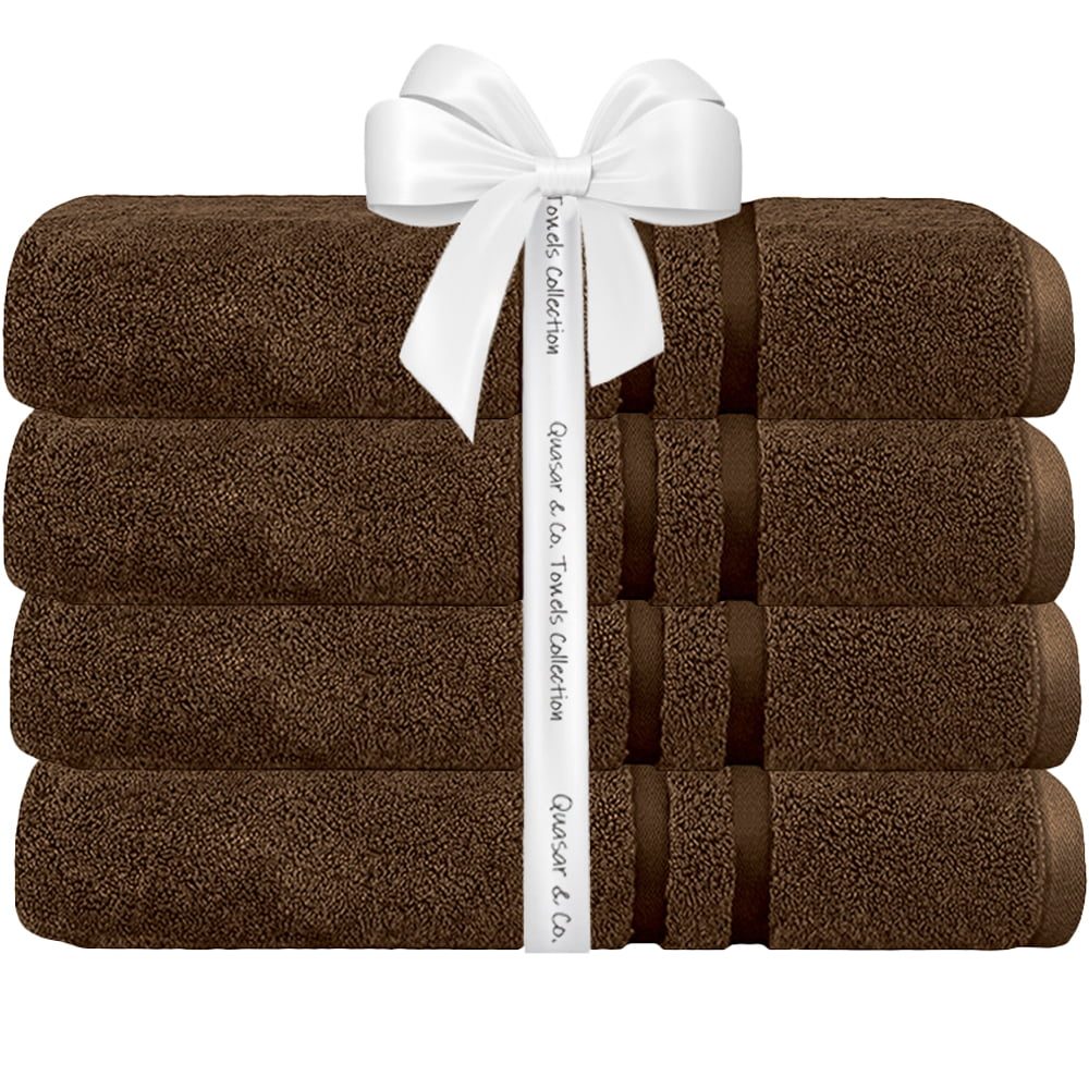 Set 4 prosoape baie Quasar & Co.®, 100% bumbac, 450 g/mp, 70 x 140 cm, maro 3 Set 4 prosoape baie Quasar & Co.®, 100% bumbac, 450 g/mp, 70 x 140 cm, maro 3