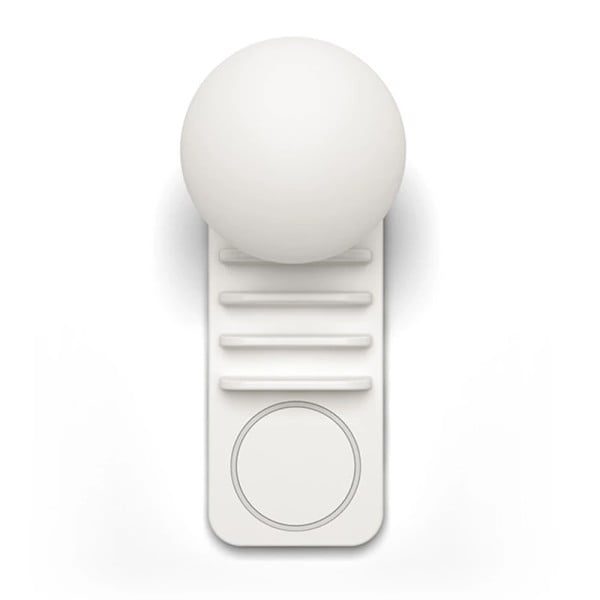 Stand incarcare wireless si USB si lampa veghe, Quasar & Co.®, incarcare rapida QC 3.0, ABS, alb - imagine 6