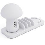 Stand incarcare wireless si USB si lampa veghe, Quasar & Co.®, incarcare rapida QC 3.0, ABS, alb 14 Stand incarcare wireless si USB si lampa veghe, Quasar & Co.®, incarcare rapida QC 3.0, ABS, alb 14