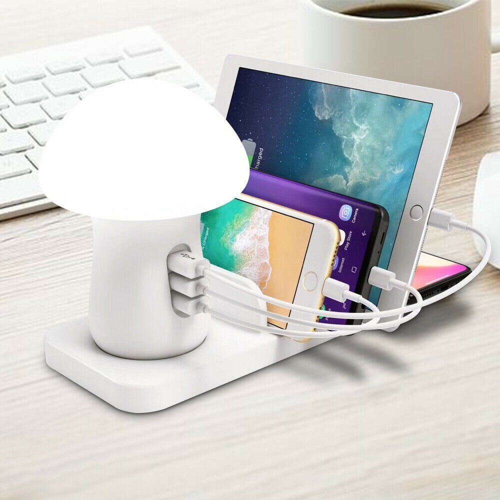 Stand incarcare wireless si USB si lampa veghe, Quasar & Co.®, incarcare rapida QC 3.0, ABS, alb 10 Stand incarcare wireless si USB si lampa veghe, Quasar & Co.®, incarcare rapida QC 3.0, ABS, alb 10