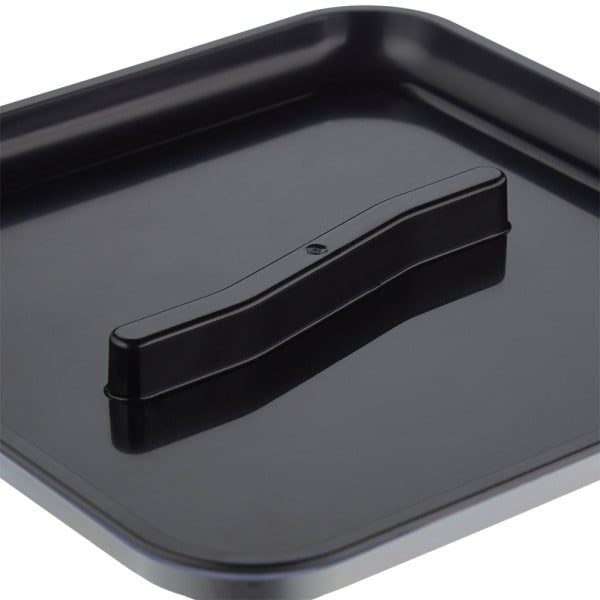 Dispenser cereale, Relaxdays, 1 x dozator musli/fulgi de porumb/bomboane, plastic/silicon, capacitate 3.5 litri, 31 x 16.5 x 18.5 cm, negru - imagine 5