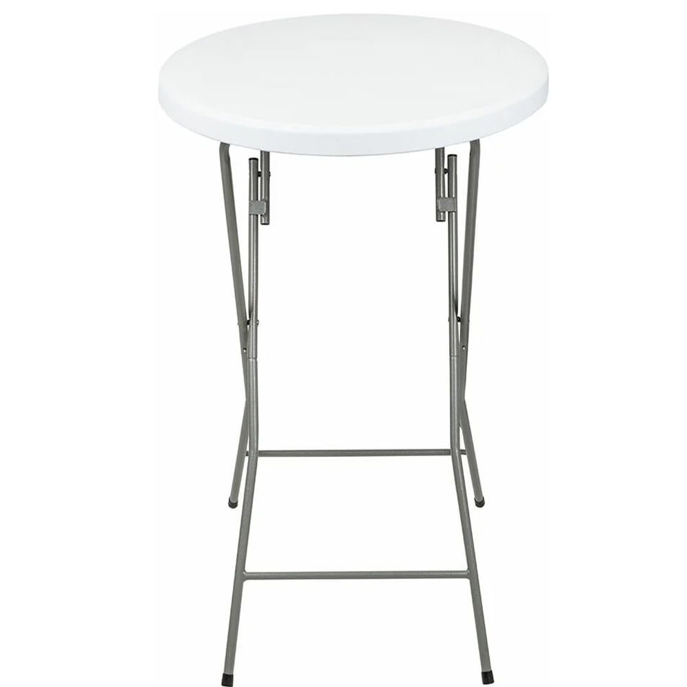 Masa evenimente Quasar & Co., banchet/catering, picioare metal pliabile, inalta, rotunda, d 60 cm, h 110 cm, ABS/metal, alb 6 Masa evenimente Quasar & Co., banchet/catering, picioare metal pliabile, inalta, rotunda, d 60 cm, h 110 cm, ABS/metal, alb 6