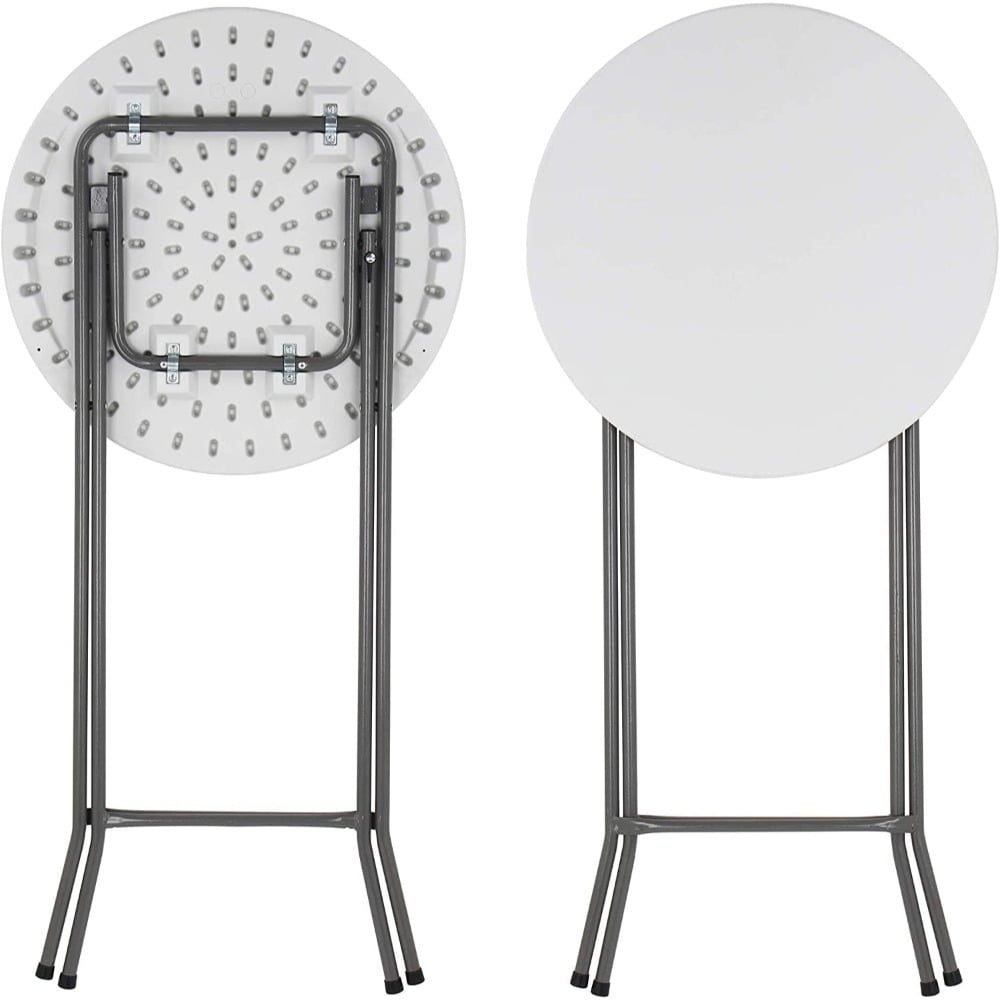 Masa evenimente Quasar & Co., banchet/catering, picioare metal pliabile, inalta, rotunda, d 60 cm, h 110 cm, ABS/metal, alb 2 Masa evenimente Quasar & Co., banchet/catering, picioare metal pliabile, inalta, rotunda, d 60 cm, h 110 cm, ABS/metal, alb 2