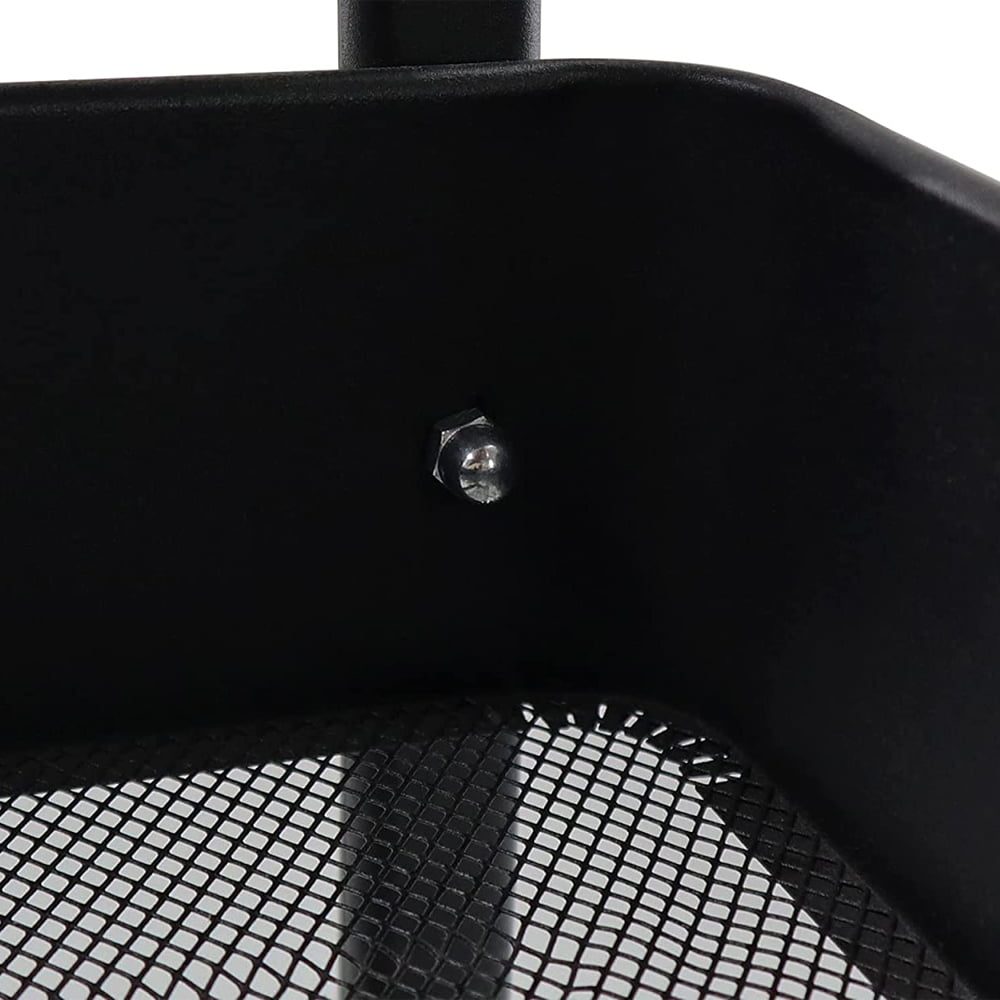 Raft depozitare pentru bucatarie, Quasar & Co.®, cu roti si masa de lucru, 43.9 x 30.4 x 73.9 cm, metal/lemn, negru-natur 6