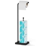 Suport hartie igienica, Quasar & Co.®, cu raft depozitare, 15 x 18.5 x 64 cm, metal negru 10 Suport hartie igienica, Quasar & Co.®, cu raft depozitare, 15 x 18.5 x 64 cm, metal negru 10