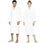 Set 2 halate de baie, Quasar & Co.®, 550 g/mp, hotel quality, unisex, 100% bumbac, S/M-L/XL, alb 15