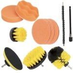 Set 11 perii si accesorii curatare, Quasar & Co.®, cu adaptor pentru bormasina/autofiletanta, 3 x perie, 3 x burete abraziv, 2 x burete, 1 x taler, 2 x adaptoare, multicolor 9 Set 11 perii si accesorii curatare, Quasar & Co.®, cu adaptor pentru bormasina/autofiletanta, 3 x perie, 3 x burete abraziv, 2 x burete, 1 x taler, 2 x adaptoare, multicolor 9