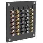 Suport magnetic pentru 35 capsule cafea, Quasar & Co.®, compatibil Nesspresso, acril, 30 x 35 cm, negru 7
