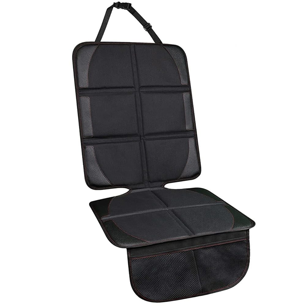 42041031-1 Husa protectie bancheta auto, Quasar & Co.®, 2 x buzunare depozitare, sistem antialunecare, impermeabil, 122 x 48 cm, negru