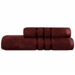 Set 2 prosoape Quasar & Co.®, 100% bumbac, 450 g/mp, 50 x 90/70 x 140 cm, visiniu 5 Set 2 prosoape Quasar & Co.®, 100% bumbac, 450 g/mp, 50 x 90/70 x 140 cm, visiniu 5
