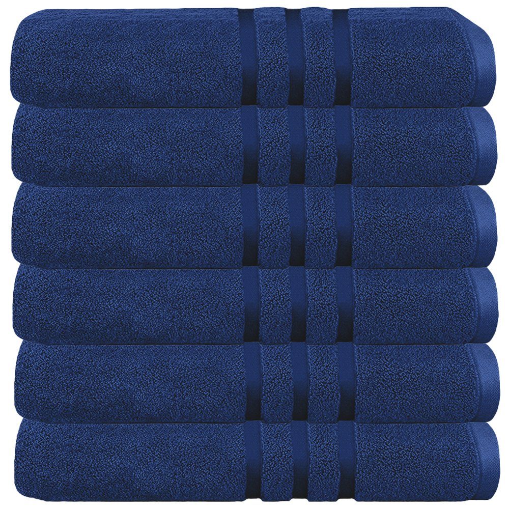 Set 6 prosoape baie Quasar & Co.®, 100% bumbac, 450 g/mp, 70 x 140 cm, albastru royal 2 Set 6 prosoape baie Quasar & Co.®, 100% bumbac, 450 g/mp, 70 x 140 cm, albastru royal 2