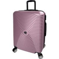 Troler Mare, Quasar & Co.®, Model Air Circle, ABS, cifru, 4 roti 360 grade, maner telescopic, 31 x 52 x 77 cm, roz pudrat 15 Troler Mare, Quasar & Co.®, Model Air Circle, ABS, cifru, 4 roti 360 grade, maner telescopic, 31 x 52 x 77 cm, roz pudrat 15